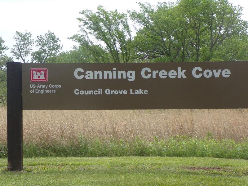 Canning Creek Cove Sign