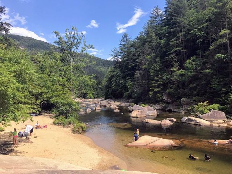 Swimming at Wilson Creek Wild and Scenic River