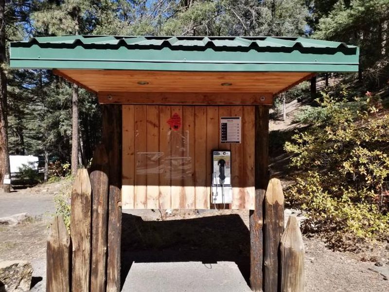 Campground payphone