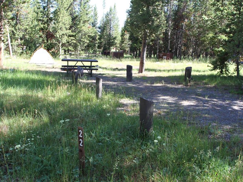 Indian Creek Campground site #22