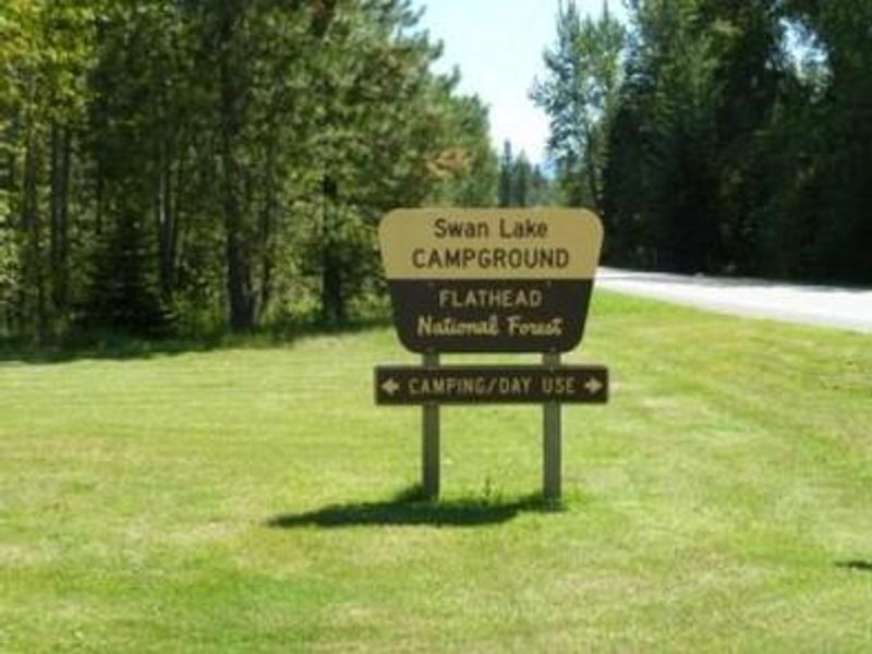 Campground sign