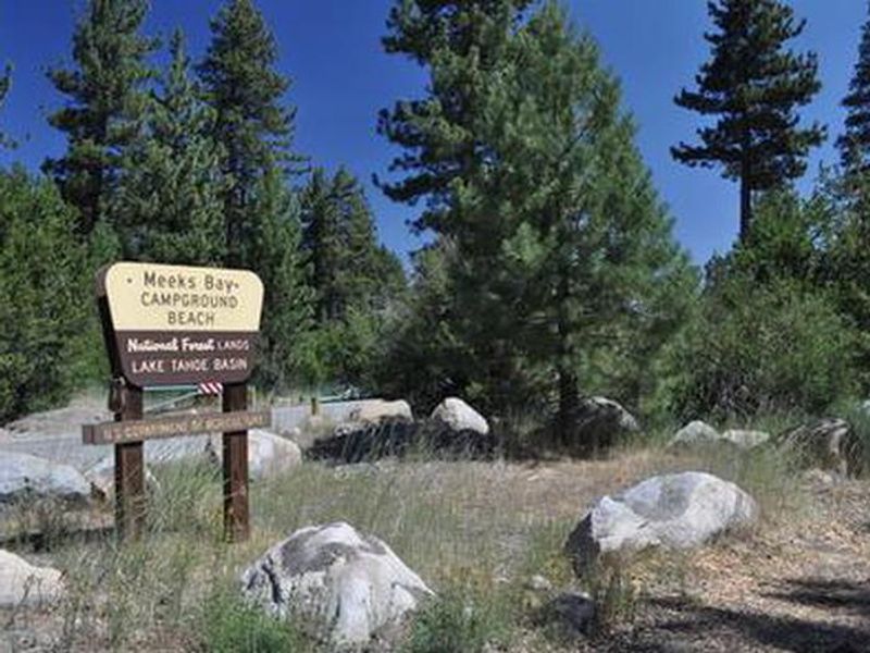Southern Meeks Bay Resort Campground Entry Sign