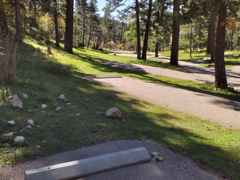 UPPER FIR Group Campground Paved Parking Spaces