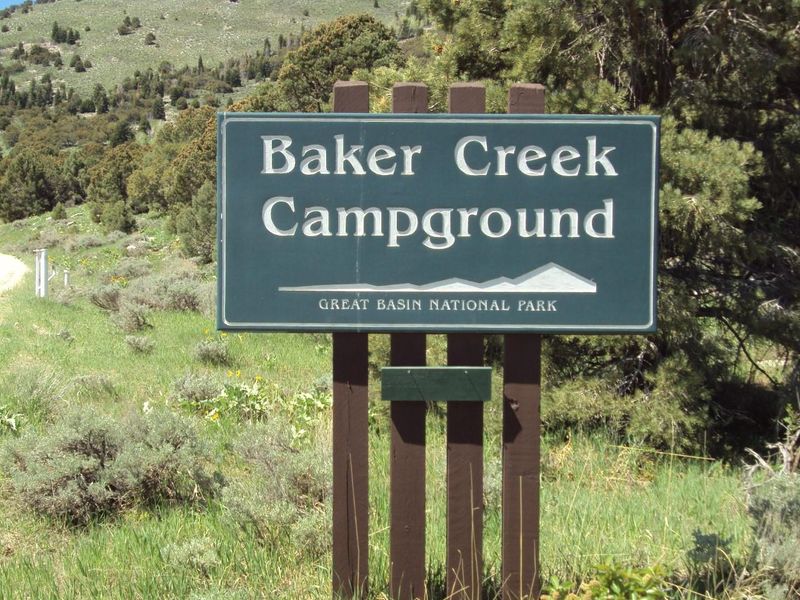 Baker Creek Campground is located on the Baker Creek Road