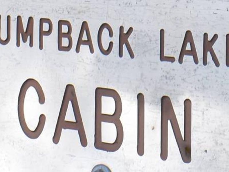 Humpback Lake Sign