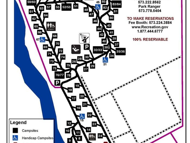 Please refer to the map legend for additional information. 