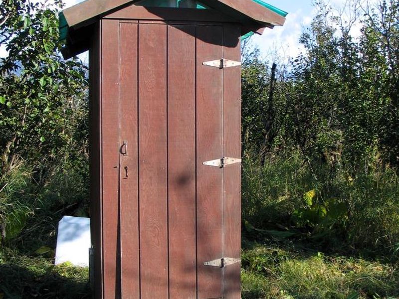 Outhouse at Koknuk Cabin