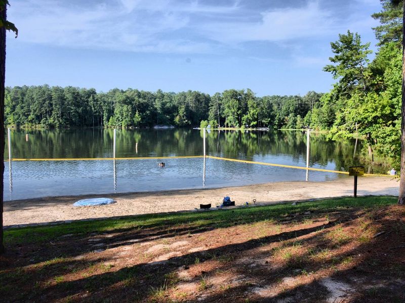Payne Campground swimming beach.