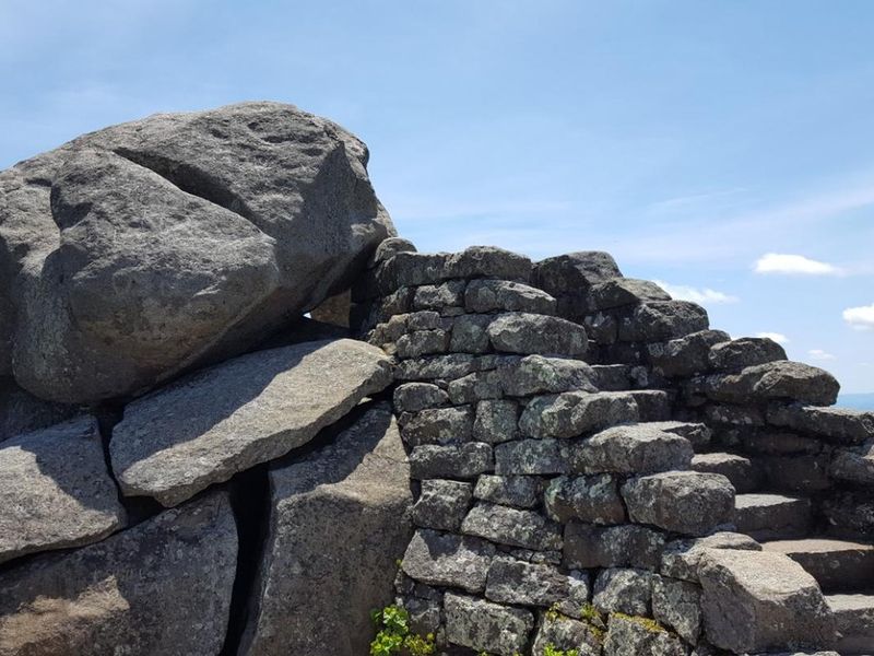 Stairway to the Sky on Top of Sharp Top Mountain