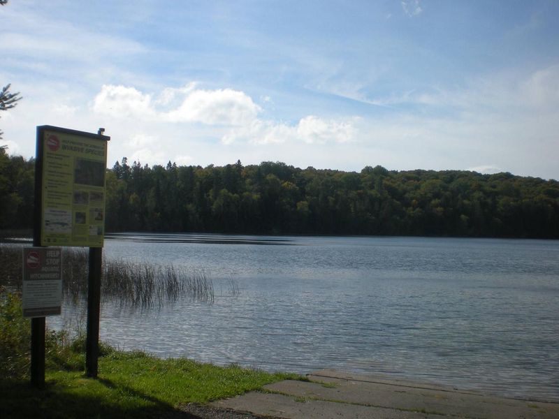Lake Ottawa boat landing.