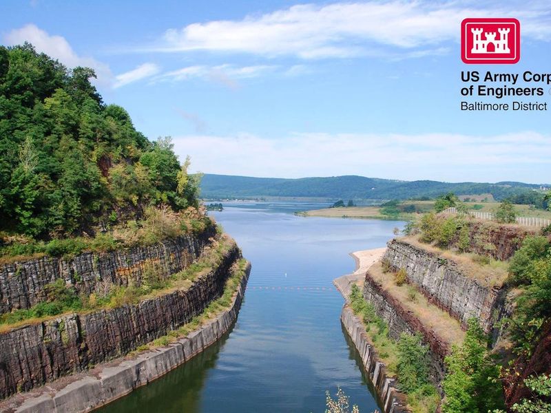 The Hammond - Tioga Lake connecting channel is the only one of it's kind for the Army Corps of Engineers in the United States