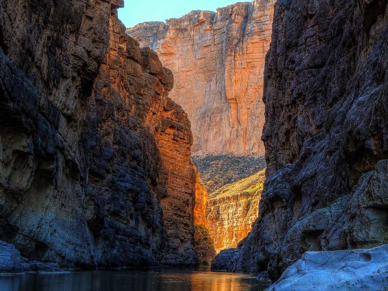 Santa Elena Canyon, Big Bend National Park, 1.5 hour drive from this campground