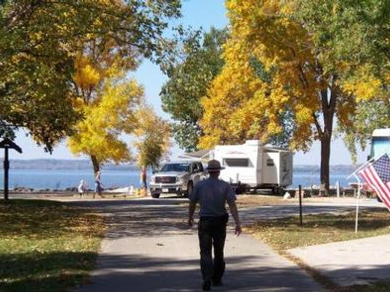View of Potter’s North campground loop.