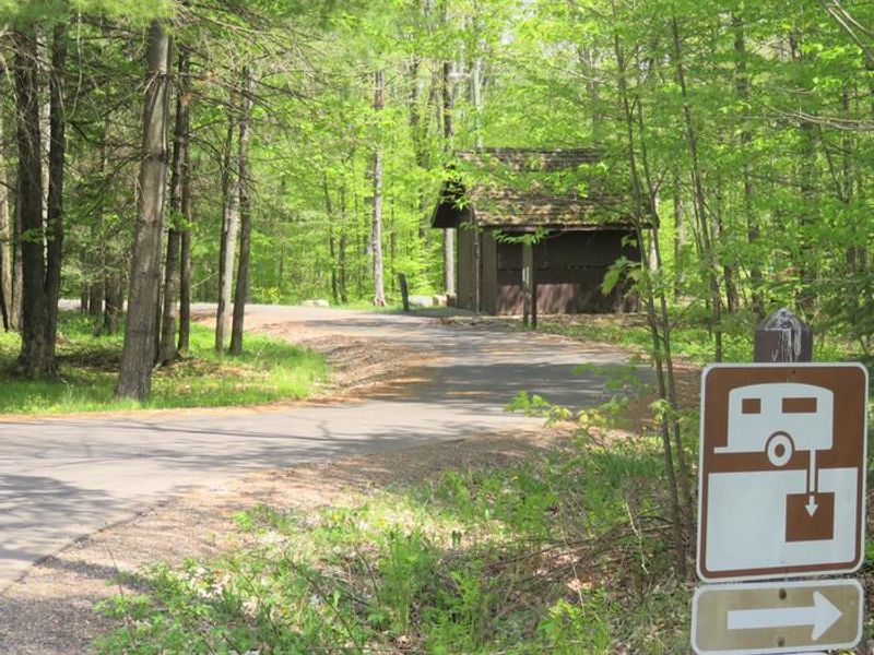 Dump station at the Chippewa campground