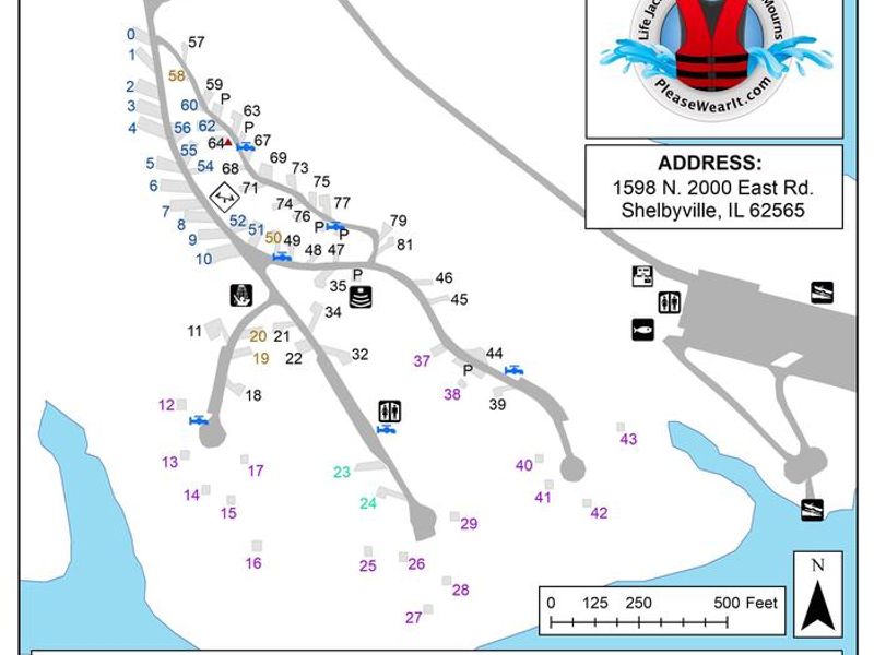 Opossum Creek Campground Map