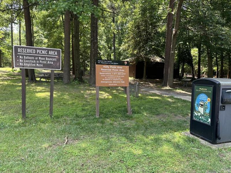Enjoy a family reunion or company picnic at Holly Picnic Area in the Urban Oasis 
