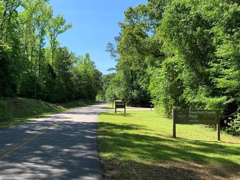 Deerlick Creek Campground main road entrance