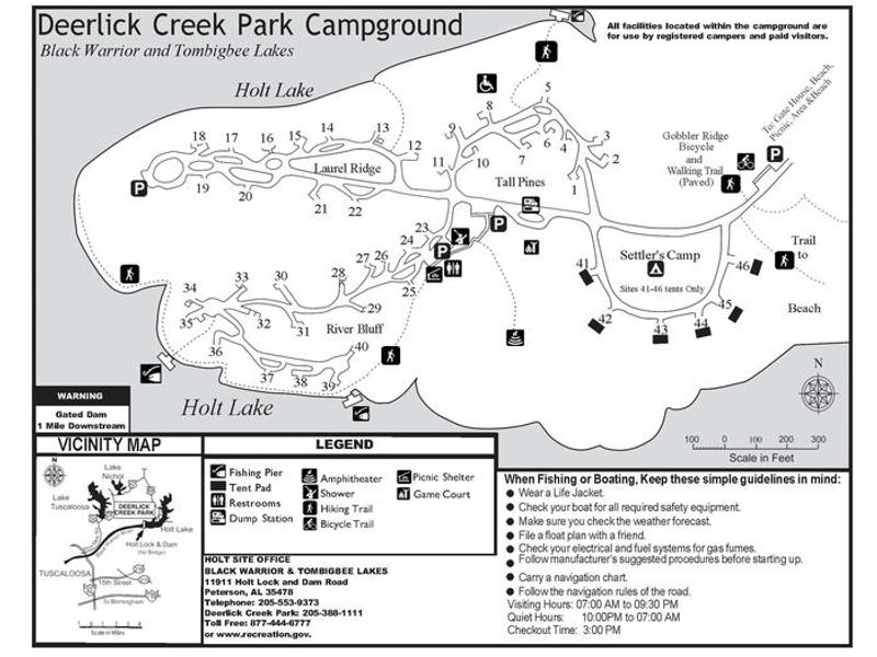 Deerlick Creek Map
