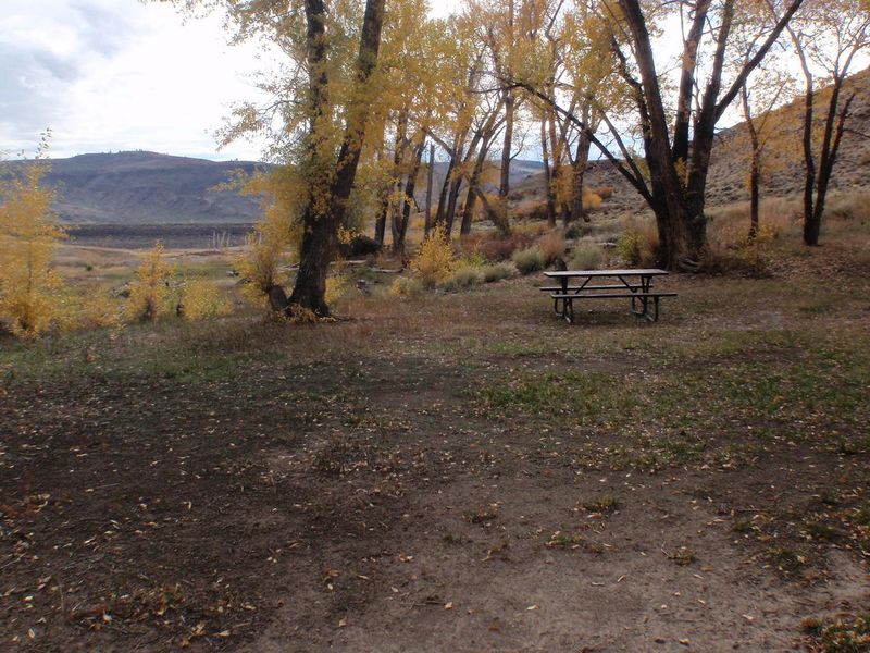 Tent site 2, to left after bridge