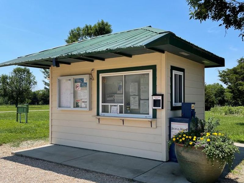 Gate Attendant Booth located in Hickory/Walnut Campground 