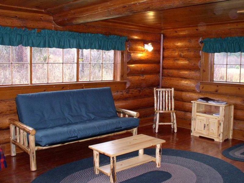 Living Room Futon couch/queen size bed