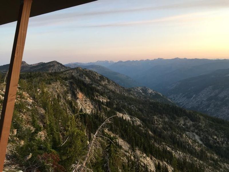 View up valley from the lookout