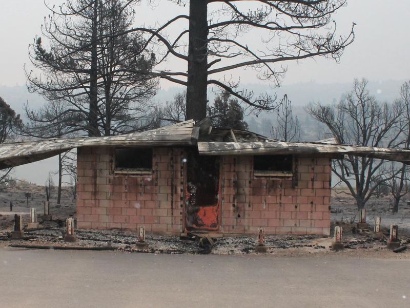 View after 2021 Tamarack Fire