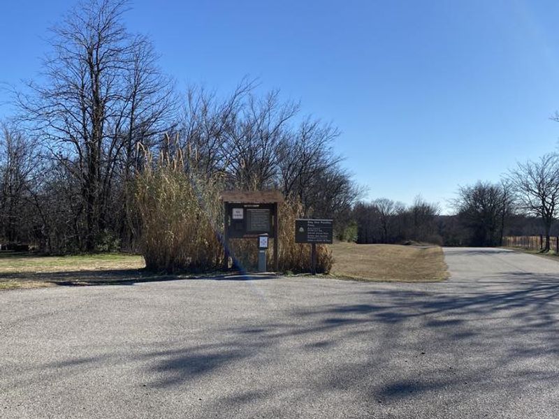 Wahoo Bay is located just North of the Fort Gibson Dam and offers several campsites for people to enjoy, 