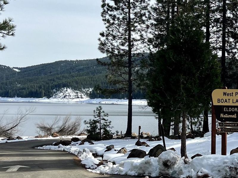 A photo of the Boatramp at West Point Campground