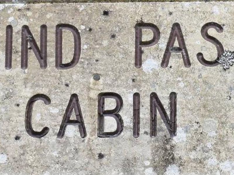 Blindpass Cabin Sign